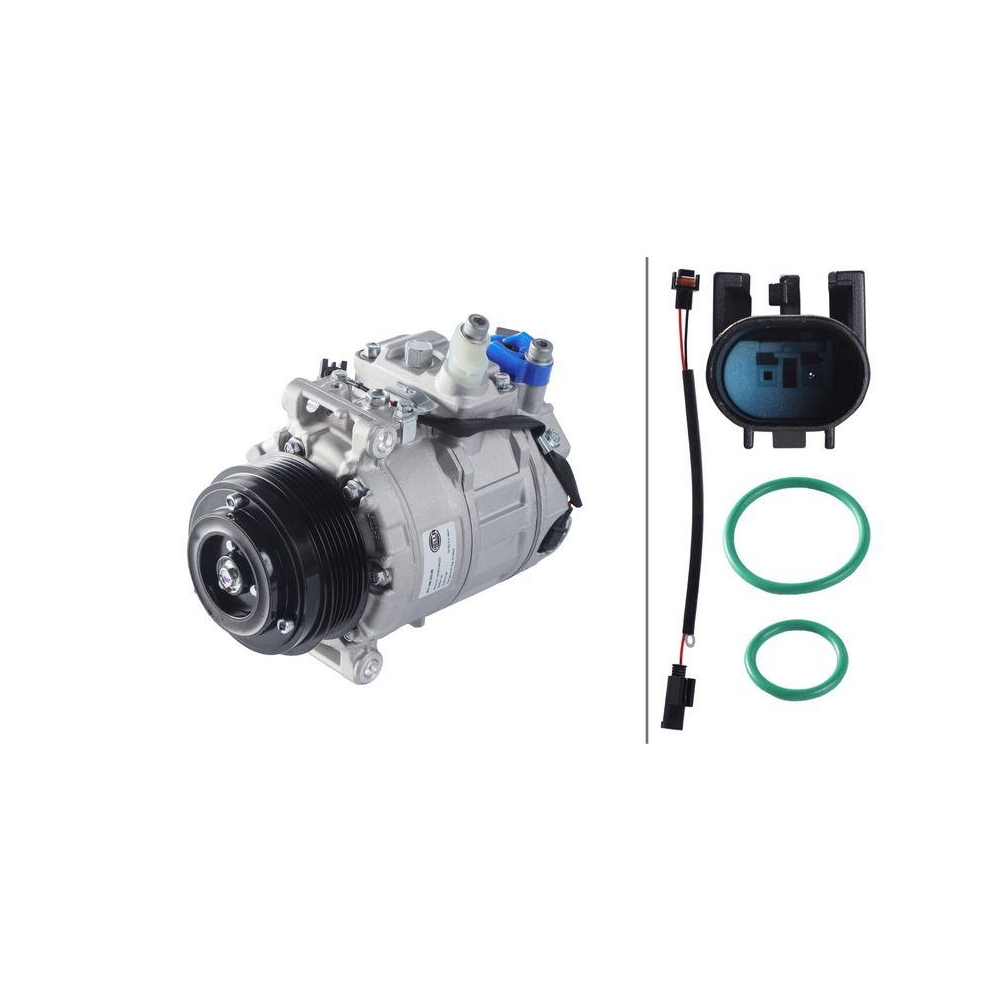 HELLA Kompressor, Klimaanlage 8FK 366 200-861 >>> Easy2Fit <<< f&uuml;r MERCEDES-BENZ