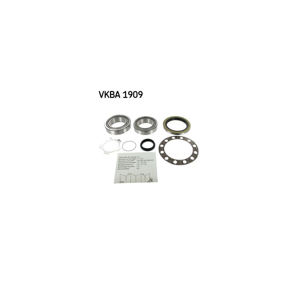 Radlagersatz SKF VKBA 1909 f&uuml;r MAZDA MITSUBISHI TOYOTA HYUNDAI KIA, Hinterachse