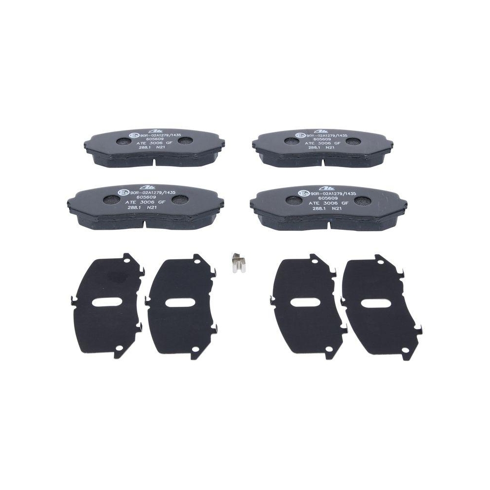 Bremsbelagsatz, Scheibenbremse ATE 13.0460-5609.2 f&uuml;r SUZUKI, Vorderachse