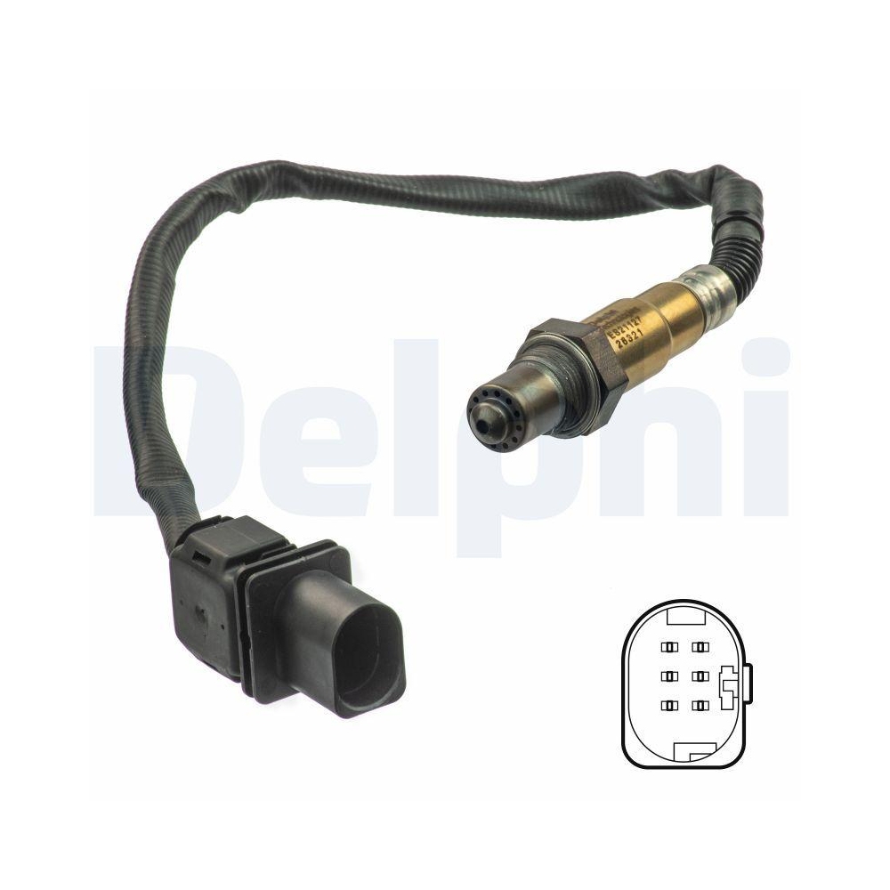 DELPHI ES21127-12B1 Lambdasonde f&uuml;r FIAT LANCIA, nach Katalysator