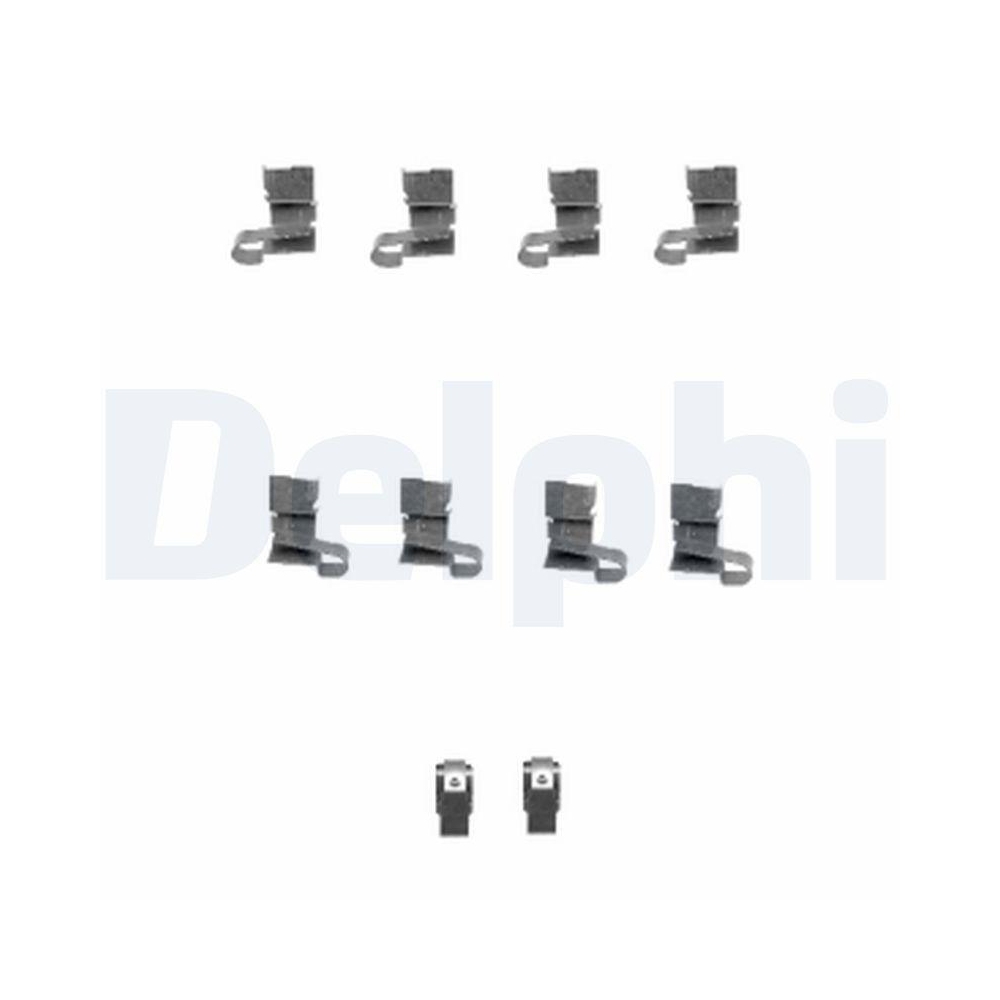 DELPHI LX0432 Zubeh&ouml;rsatz, Scheibenbremsbelag f&uuml;r SUZUKI, Vorderachse