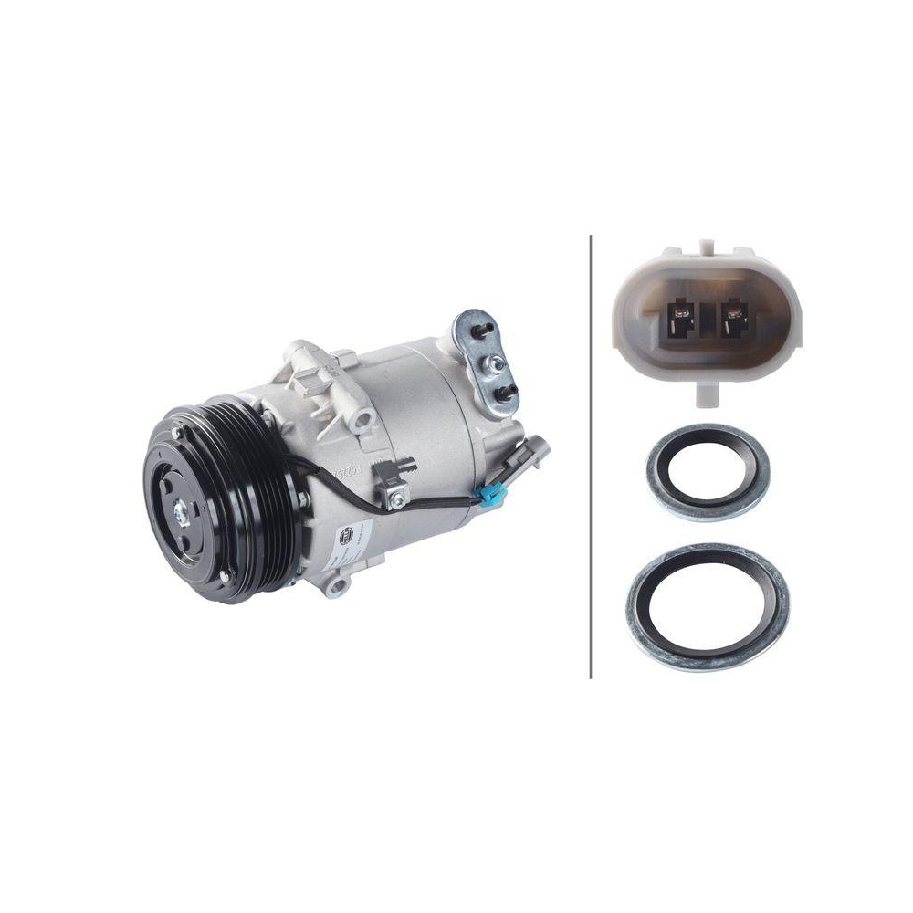 HELLA Kompressor, Klimaanlage 8FK 366 200-871 >>> Easy2Fit <<< f&uuml;r OPEL VAUXHALL