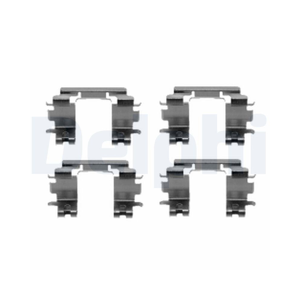 DELPHI LX0433 Zubeh&ouml;rsatz, Scheibenbremsbelag f&uuml;r SUZUKI, Vorderachse