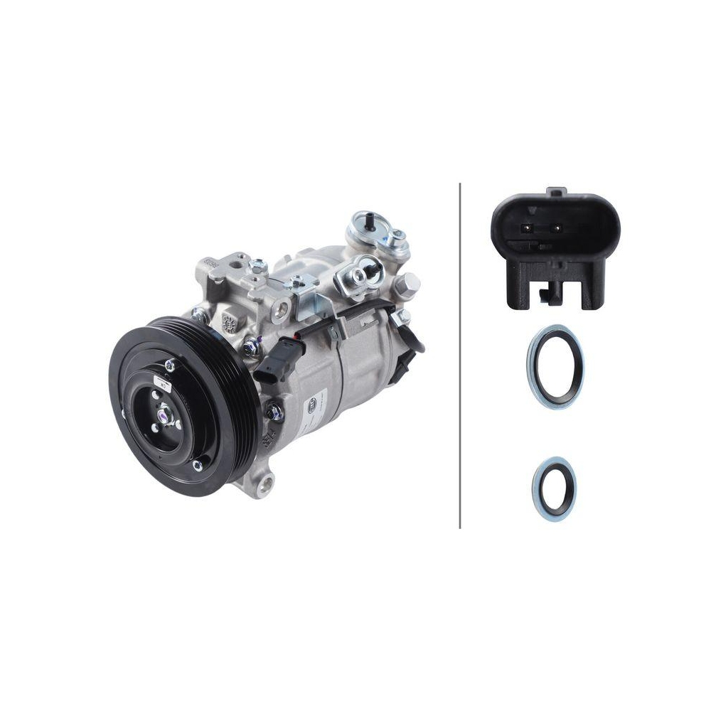 HELLA Kompressor, Klimaanlage 8FK 366 200-881 >>> Easy2Fit <<< f&uuml;r MERCEDES-BENZ