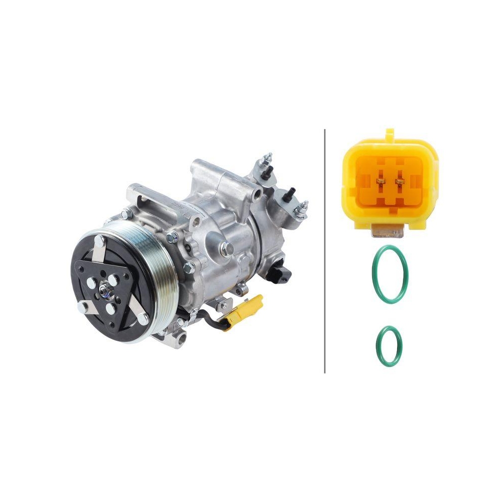 HELLA Kompressor, Klimaanlage 8FK 366 200-891 >>> Easy2Fit <<< f&uuml;r CITRO&Euml;N DS