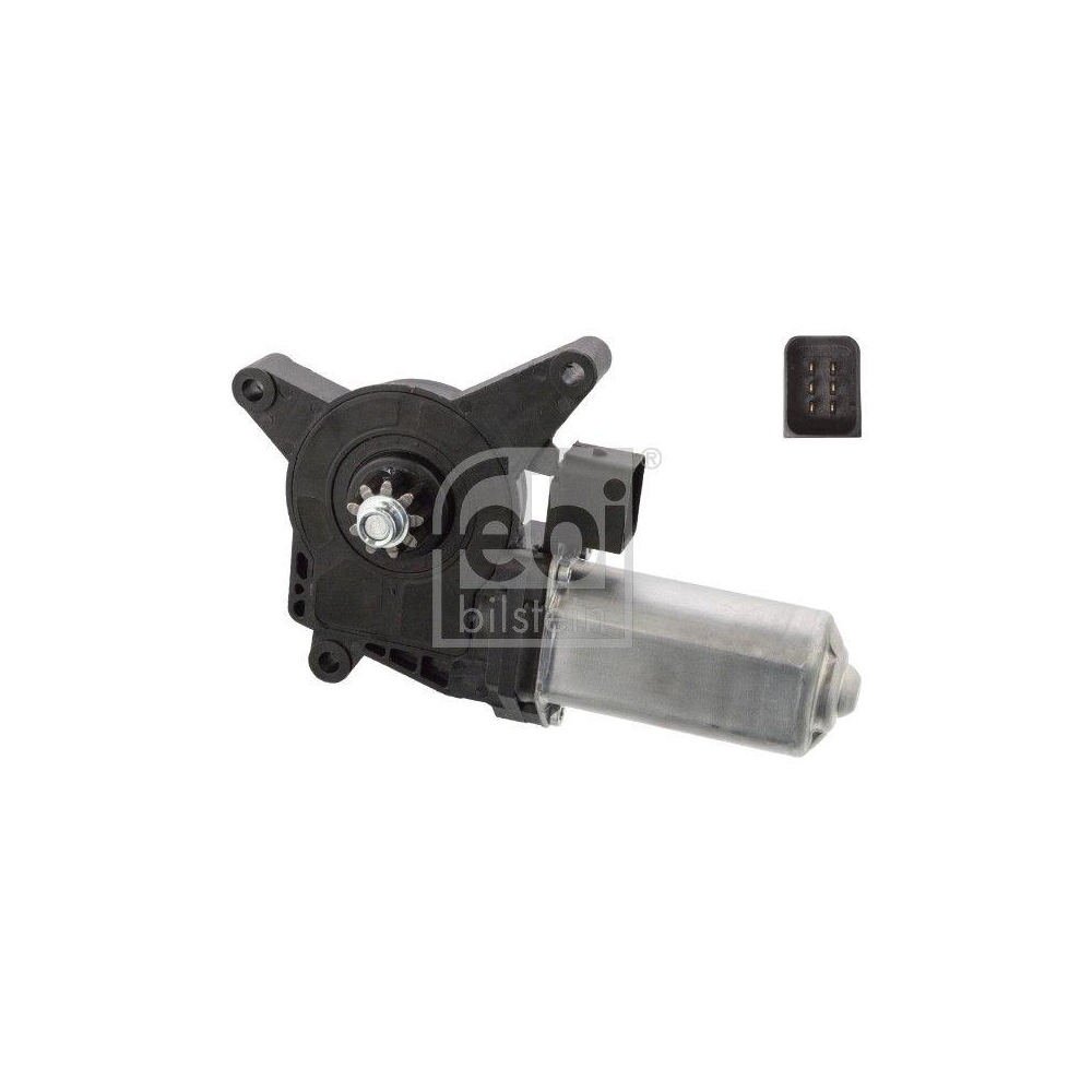 FEBI BILSTEIN Elektromotor, Fensterheber 107655 f&uuml;r MERCEDES-BENZ, links