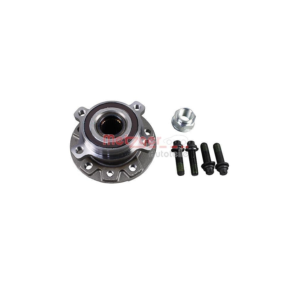 Radlagersatz METZGER WM 2187 GREENPARTS f&uuml;r FIAT JEEP, Hinterachse, Vorderachse