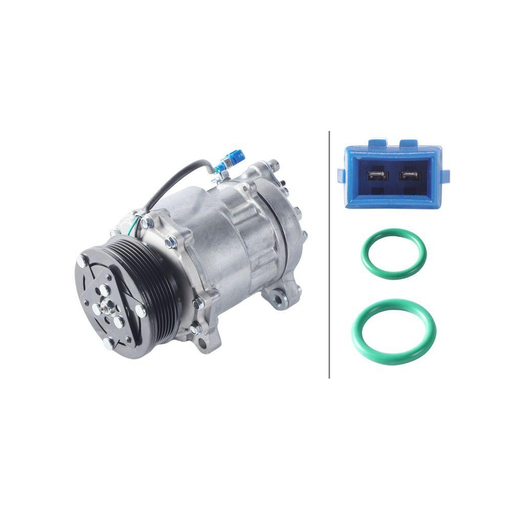 HELLA Kompressor, Klimaanlage 8FK 366 200-901 >>> Easy2Fit <<< f&uuml;r AUDI SEAT VW