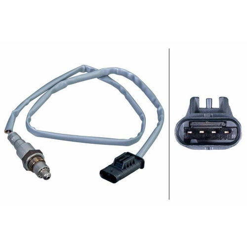 HELLA 6PA 358 244-071 Lambdasonde f&uuml;r BMW, links, nach Katalysator, rechts