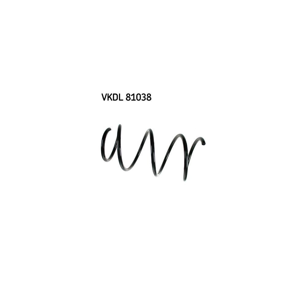 Fahrwerksfeder SKF VKDL 81038 f&uuml;r TOYOTA, Vorderachse