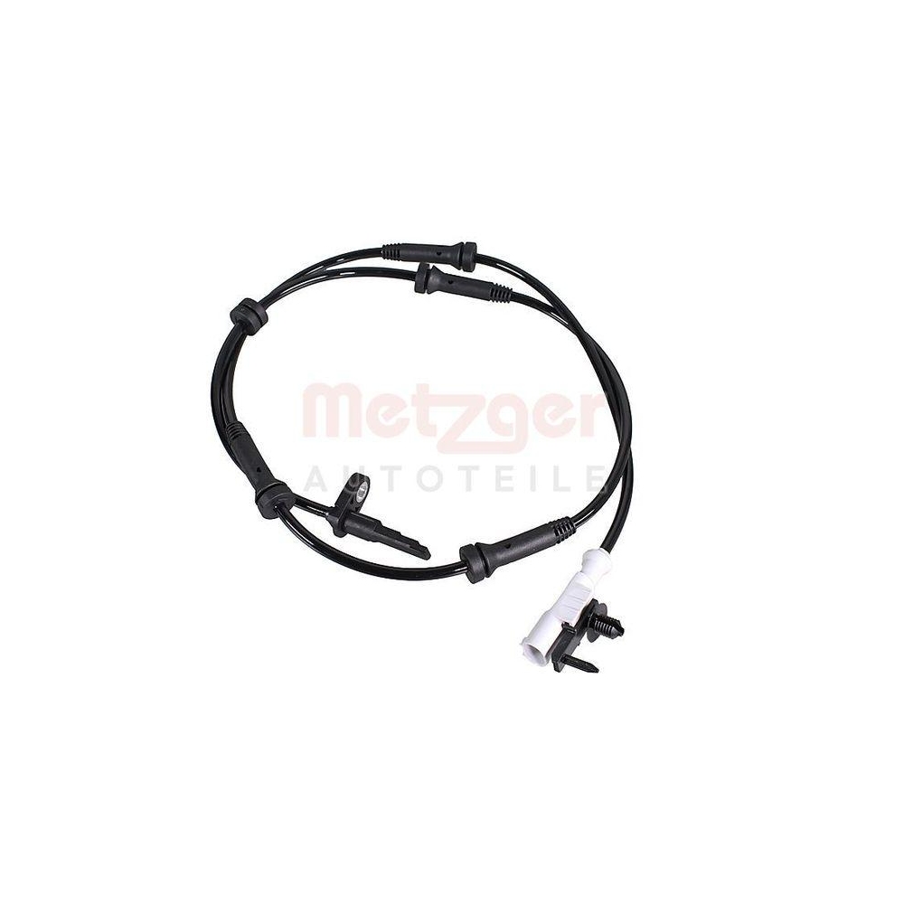 Sensor, Raddrehzahl METZGER 09001572 ORIGINAL ERSATZTEIL GREENPARTS für