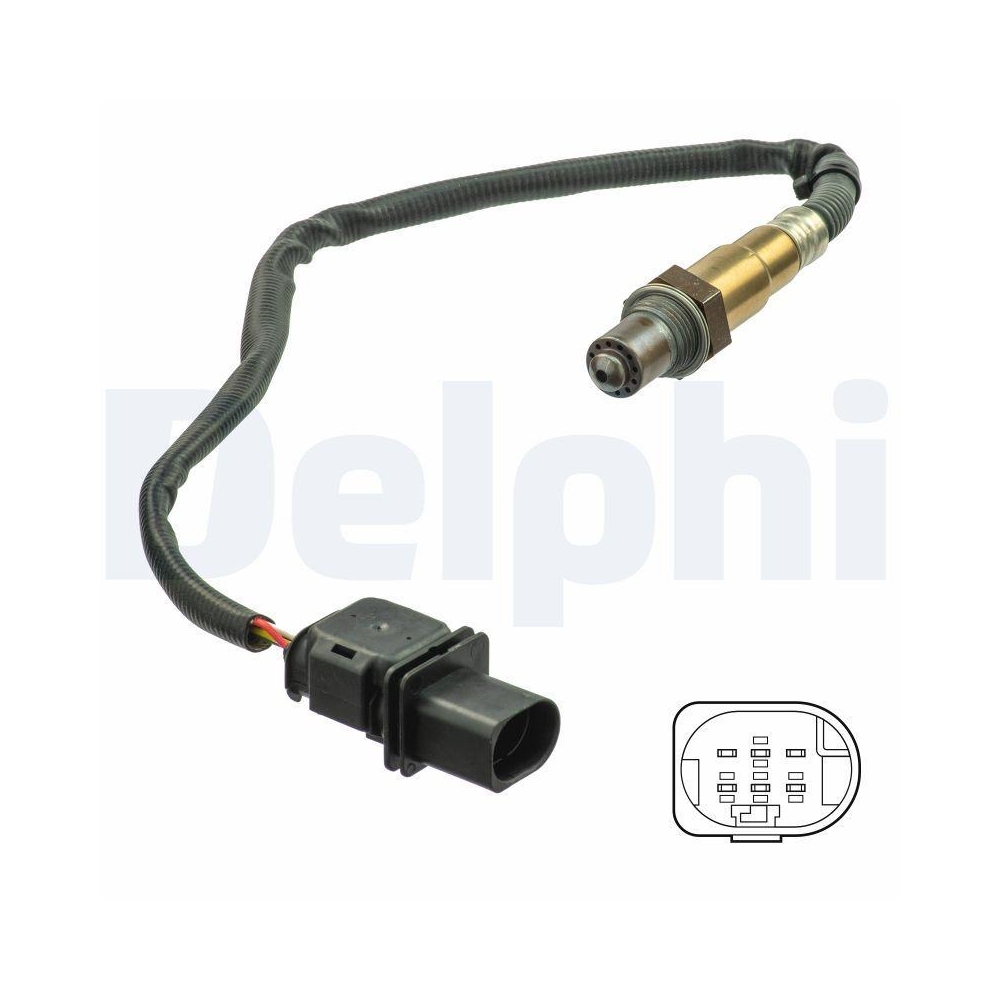 DELPHI ES21159-12B1 Lambdasonde f&uuml;r BMW, nach Katalysator, vor Katalysator