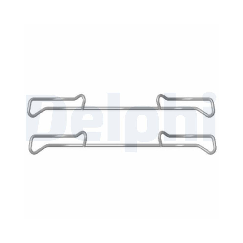 DELPHI LX0436 Zubeh&ouml;rsatz, Scheibenbremsbelag f&uuml;r AUDI SEAT SKODA VW