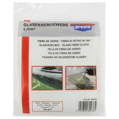 Glasfaserspachtel PRESTO 600764 Glasgewebeband 1 m&sup2; f&uuml;r