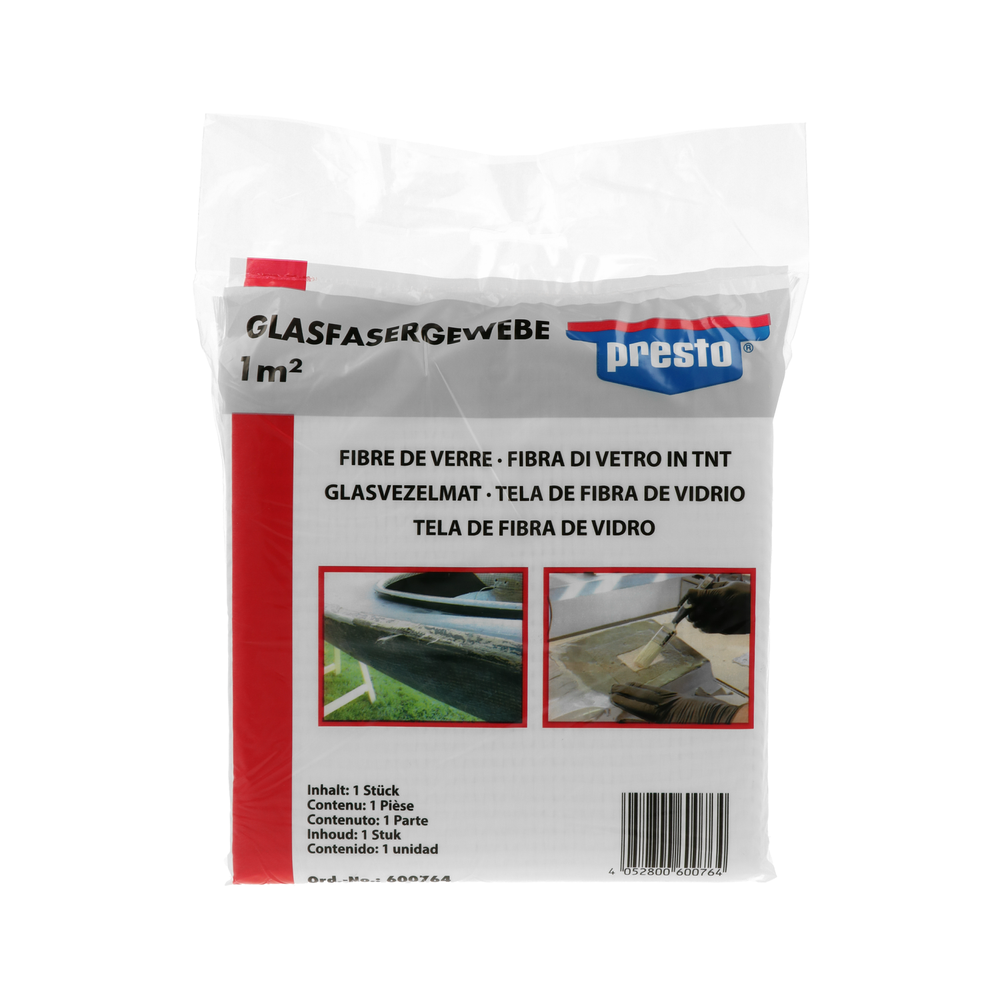 Glasfaserspachtel PRESTO 600764 Glasgewebeband 1 m&sup2; f&uuml;r