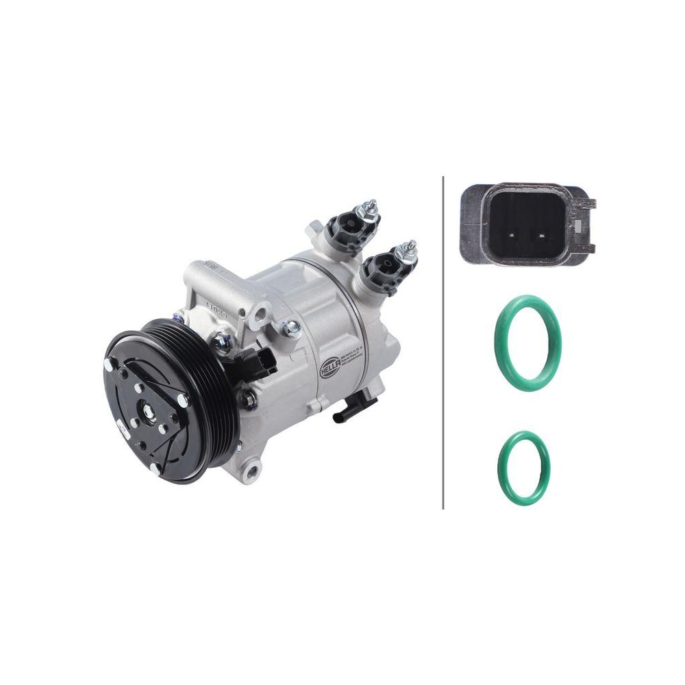 HELLA Kompressor, Klimaanlage 8FK 366 200-921 >>> Easy2Fit <<< f&uuml;r AUDI FORD VW