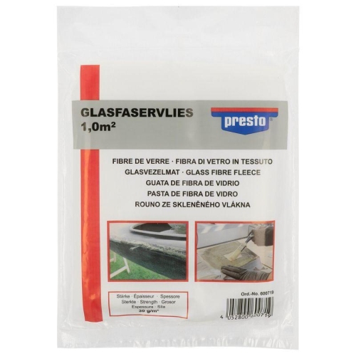 Glasfaserspachtel PRESTO 600719 Glasfaservlies 1 m&sup2; f&uuml;r