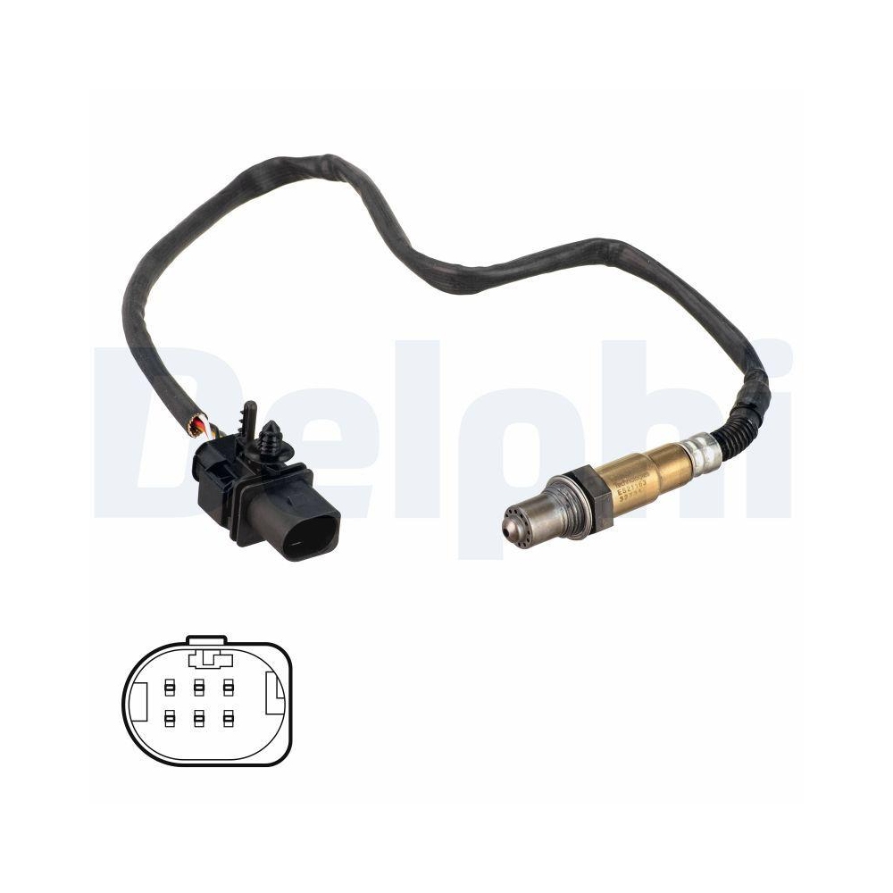 DELPHI ES21163-12B1 Lambdasonde f&uuml;r FORD FORD ASIA & OCEANIA, vor Katalysator