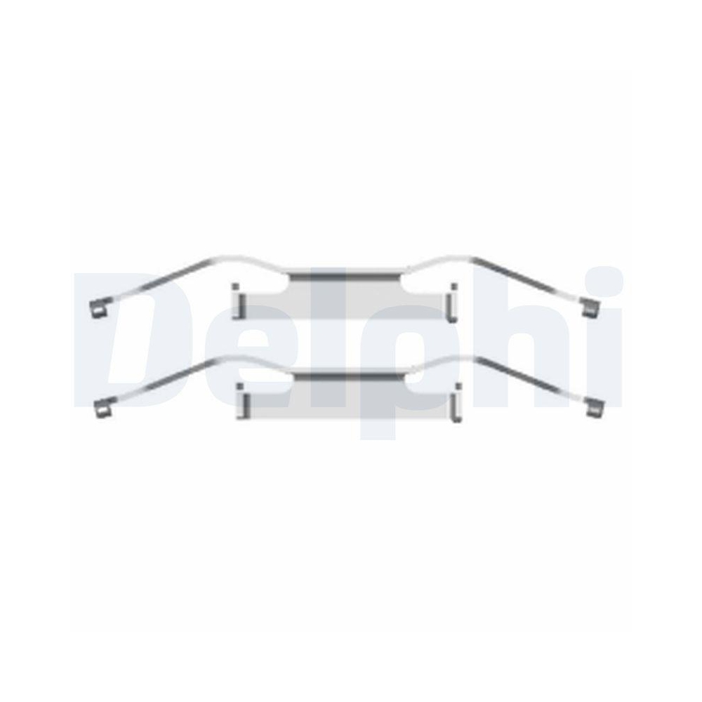 DELPHI LX0439 Zubeh&ouml;rsatz, Scheibenbremsbelag f&uuml;r, Vorderachse