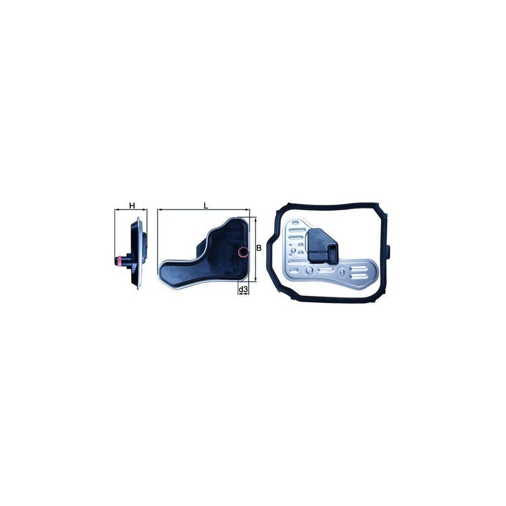 Hydraulikfilter, Automatikgetriebe KNECHT HX 148D für CITROËN PEUGEOT