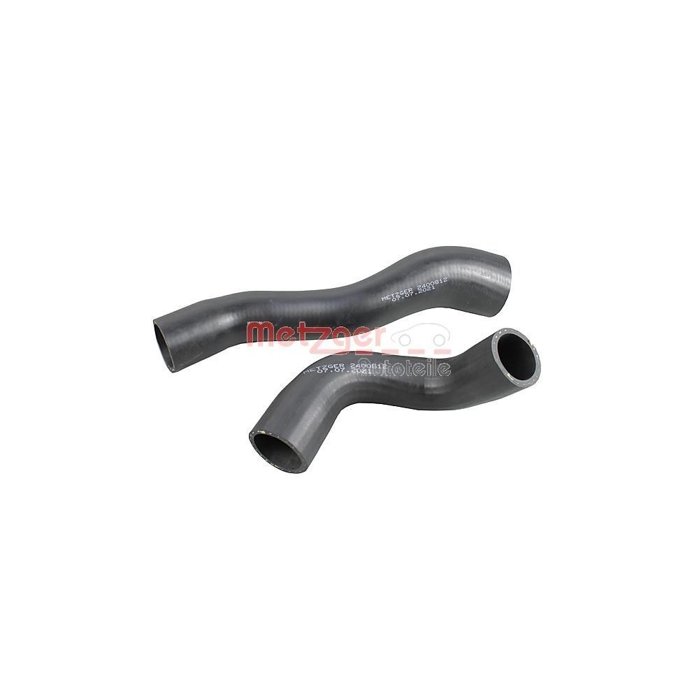 Ladeluftschlauch METZGER 2400812 f&uuml;r FORD, Ladeluftk&uuml;hler, rechts