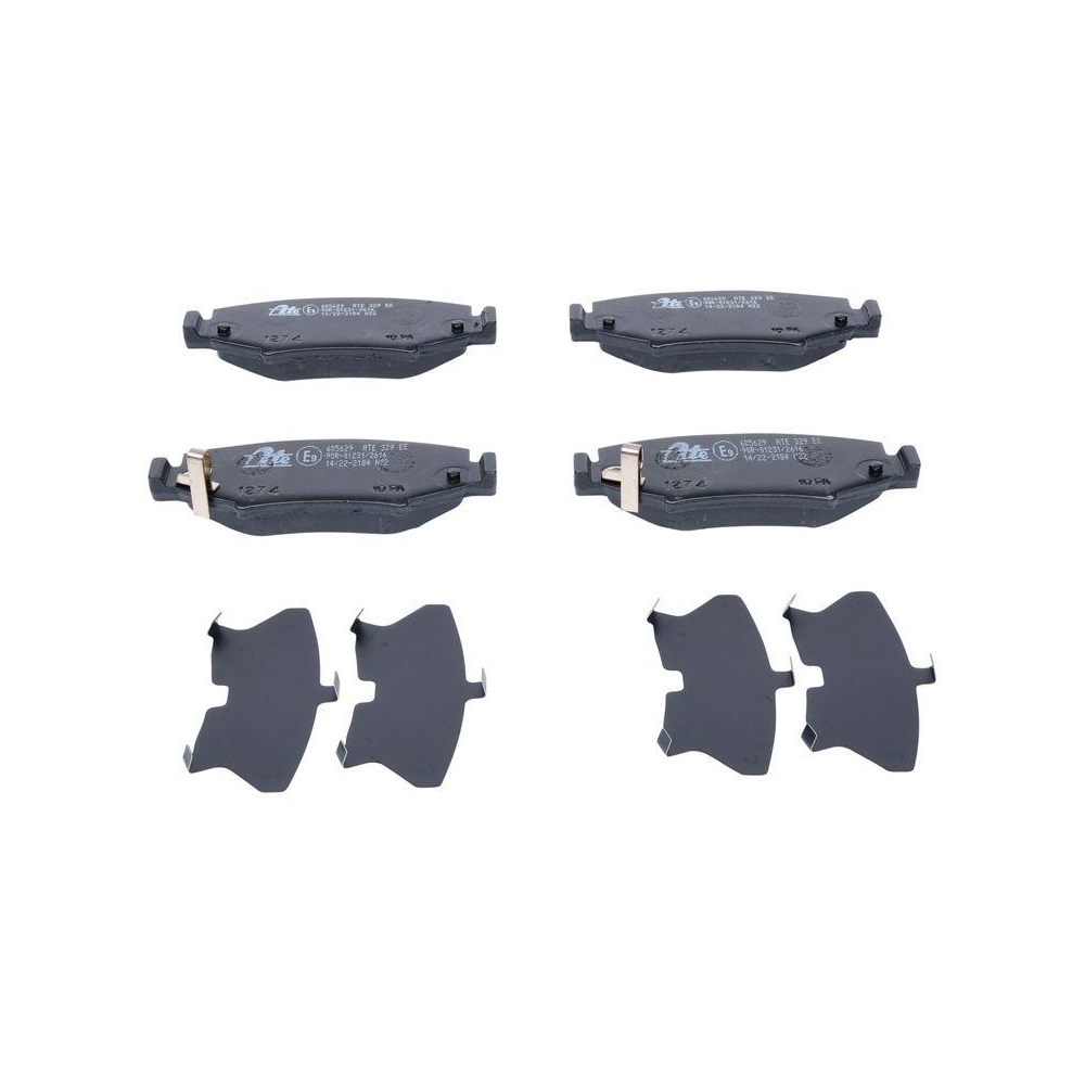 Bremsbelagsatz, Scheibenbremse ATE 13.0460-5629.2 f&uuml;r JEEP, Hinterachse