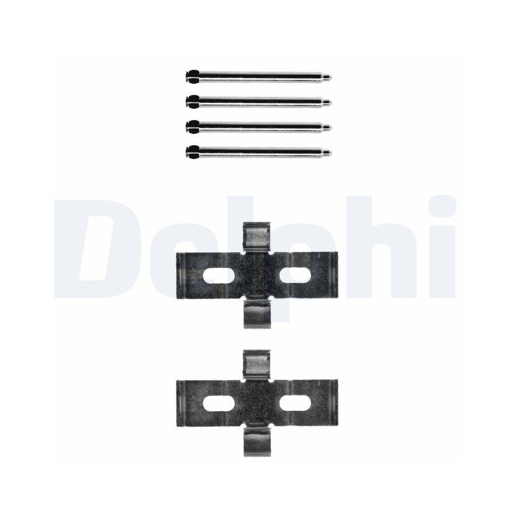 DELPHI LX0441 Zubeh&ouml;rsatz, Scheibenbremsbelag f&uuml;r SEAT, Vorderachse