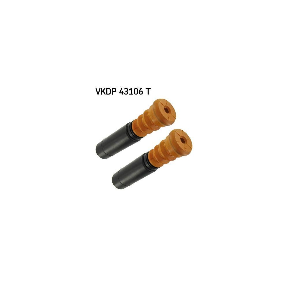 Staubschutzsatz, Stoßdämpfer SKF VKDP 43106 T für VW, Hinterachse