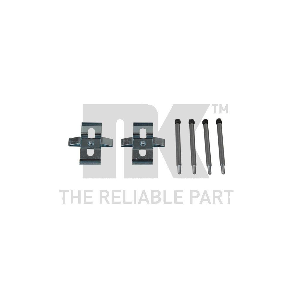 Zubehörsatz, Scheibenbremsbelag NK 79331878 für, Hinterachse