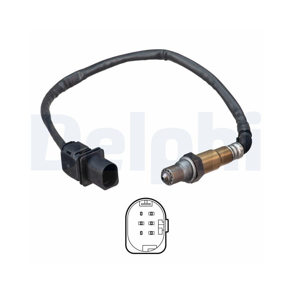 DELPHI ES21168-12B1 Lambdasonde f&uuml;r OPEL VAUXHALL, vor Katalysator