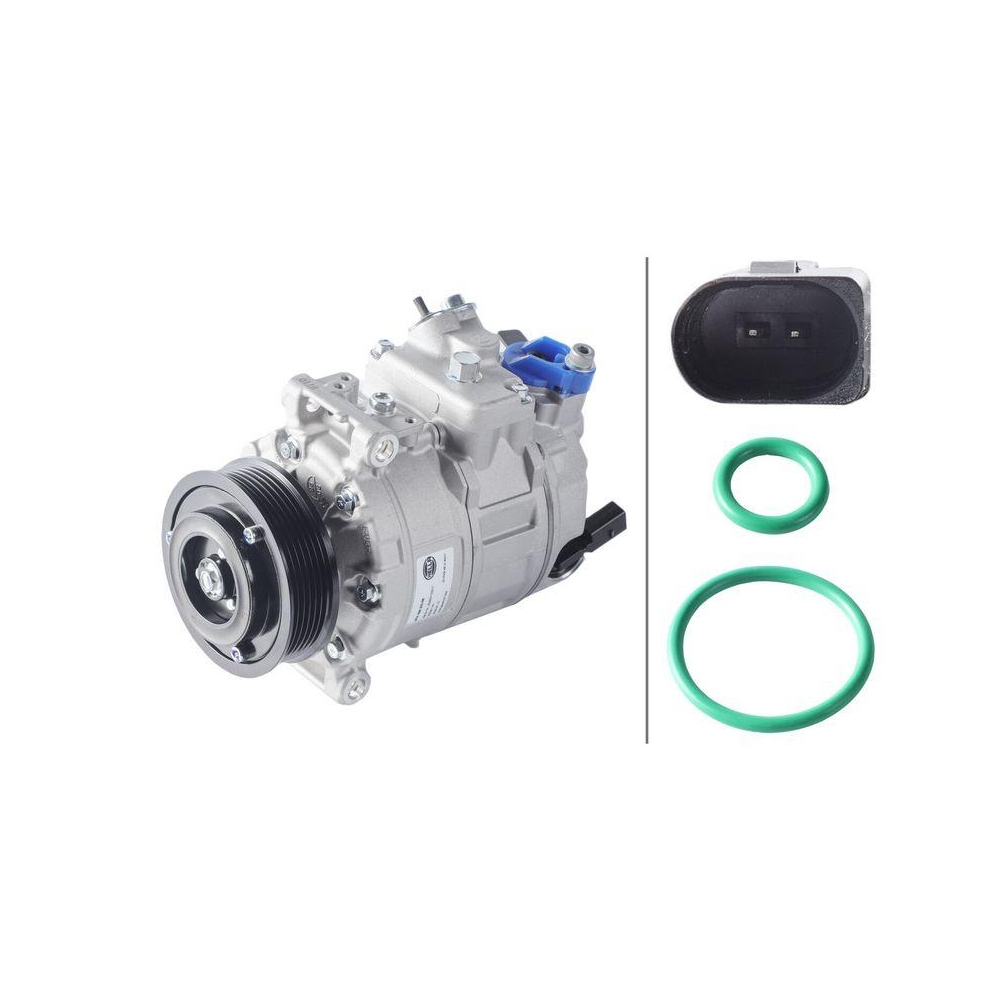 HELLA Kompressor, Klimaanlage 8FK 366 200-961 >>> Easy2Fit <<< f&uuml;r AUDI VW CUPRA