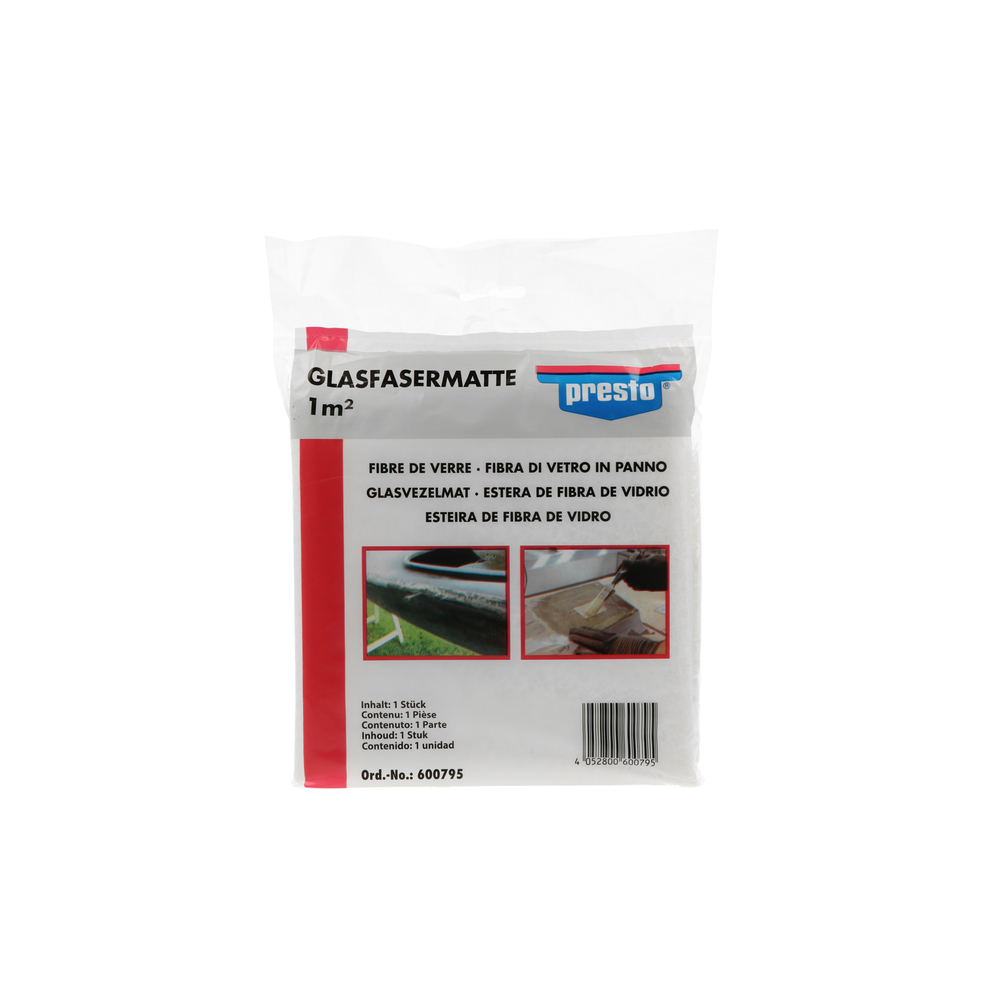 Glasfaserspachtel PRESTO 600795 Glasfasermatte 1 m² für