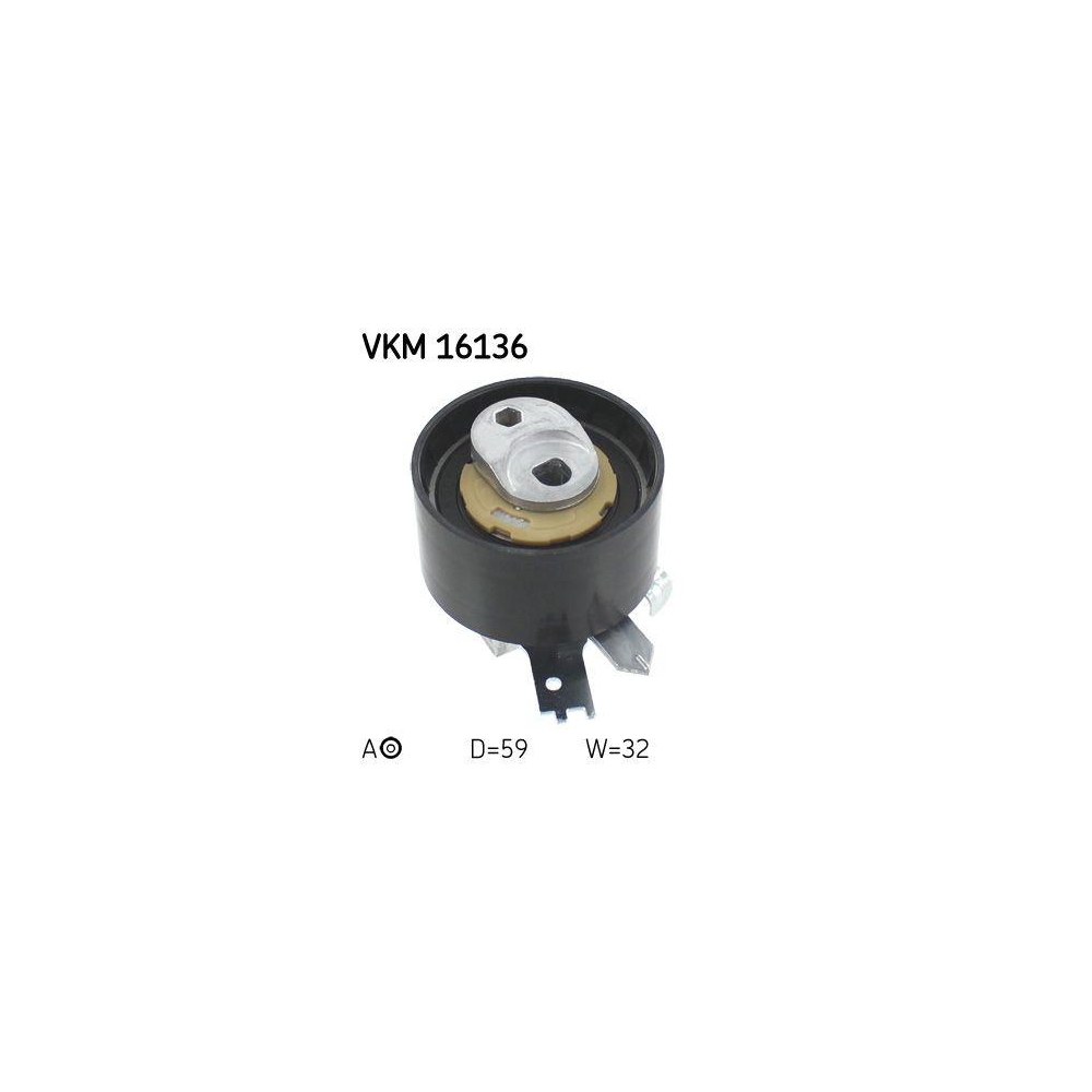 Spannrolle, Zahnriemen SKF VKM 16136 f&uuml;r RENAULT