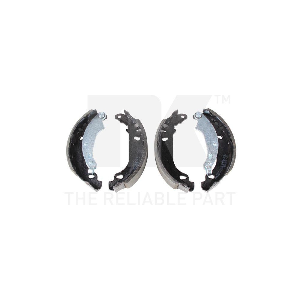 Bremsbackensatz NK 2739637 f&uuml;r RENAULT DACIA, Hinterachse