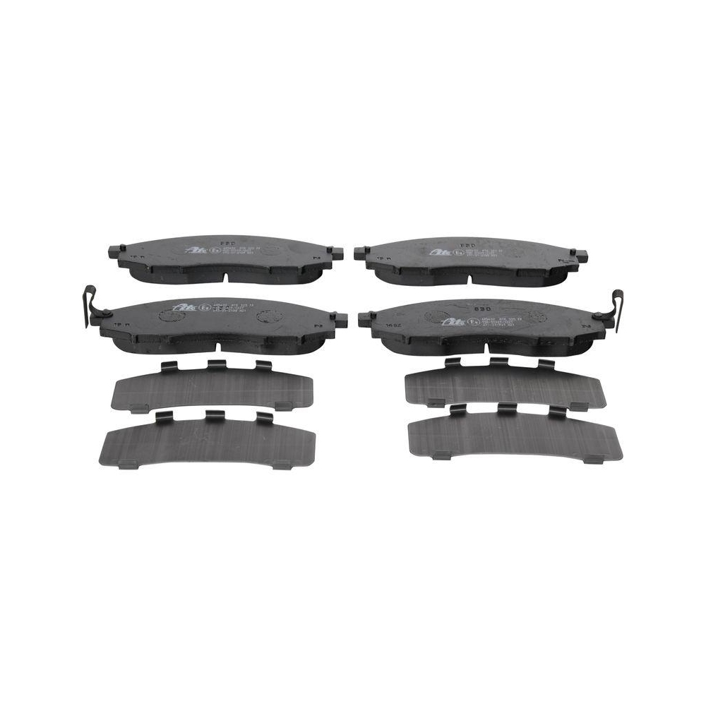 Bremsbelagsatz, Scheibenbremse ATE 13.0460-5632.2 f&uuml;r NISSAN, Vorderachse