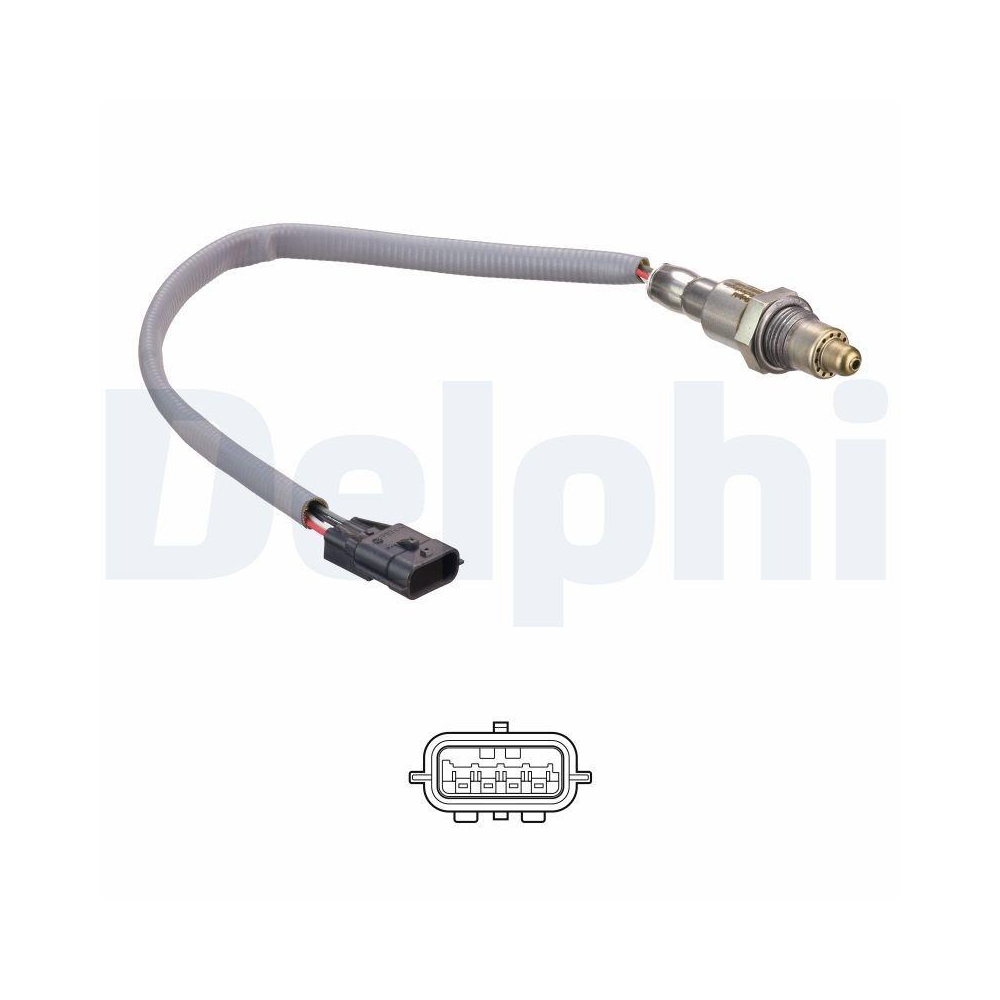 DELPHI ES21169-12B1 Lambdasonde f&uuml;r LADA RENAULT DACIA SMART, nach Katalysator