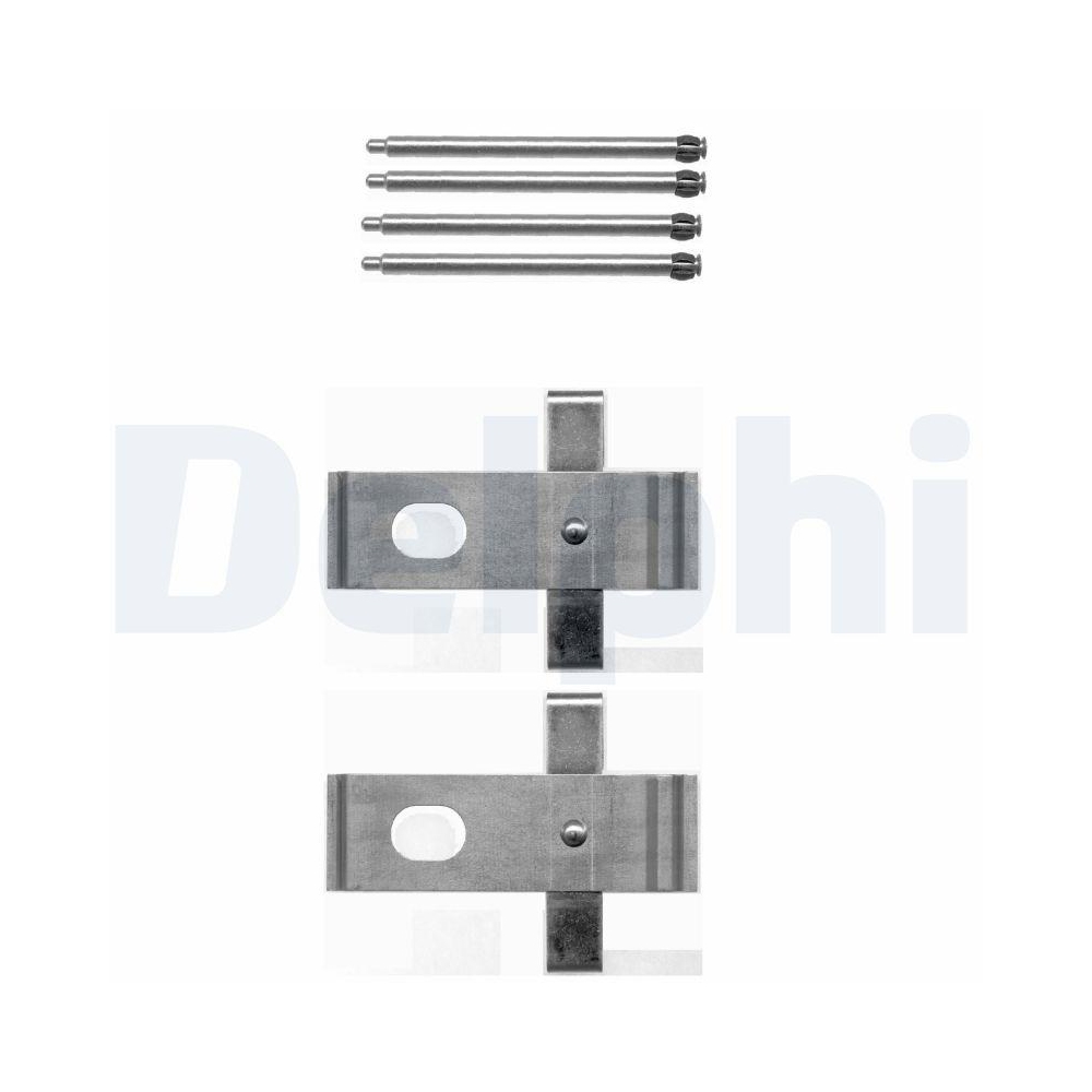 DELPHI LX0443 Zubeh&ouml;rsatz, Scheibenbremsbelag f&uuml;r BMW, Vorderachse