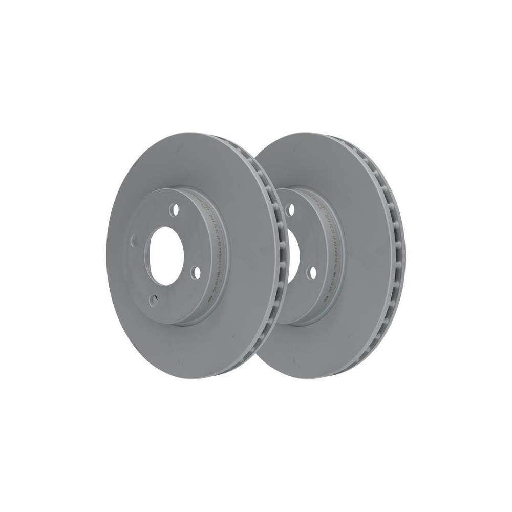 Bremsscheibe ATE 24.0122-0277.1 f&uuml;r NISSAN, Vorderachse