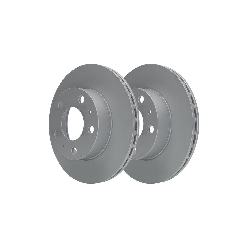 Bremsscheibe ATE 24.0124-0138.1 für CITROËN FIAT PEUGEOT, Vorderachse