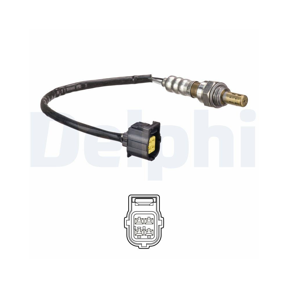 DELPHI ES21142-12B1 Lambdasonde f&uuml;r SMART, nach Katalysator, vor Katalysator