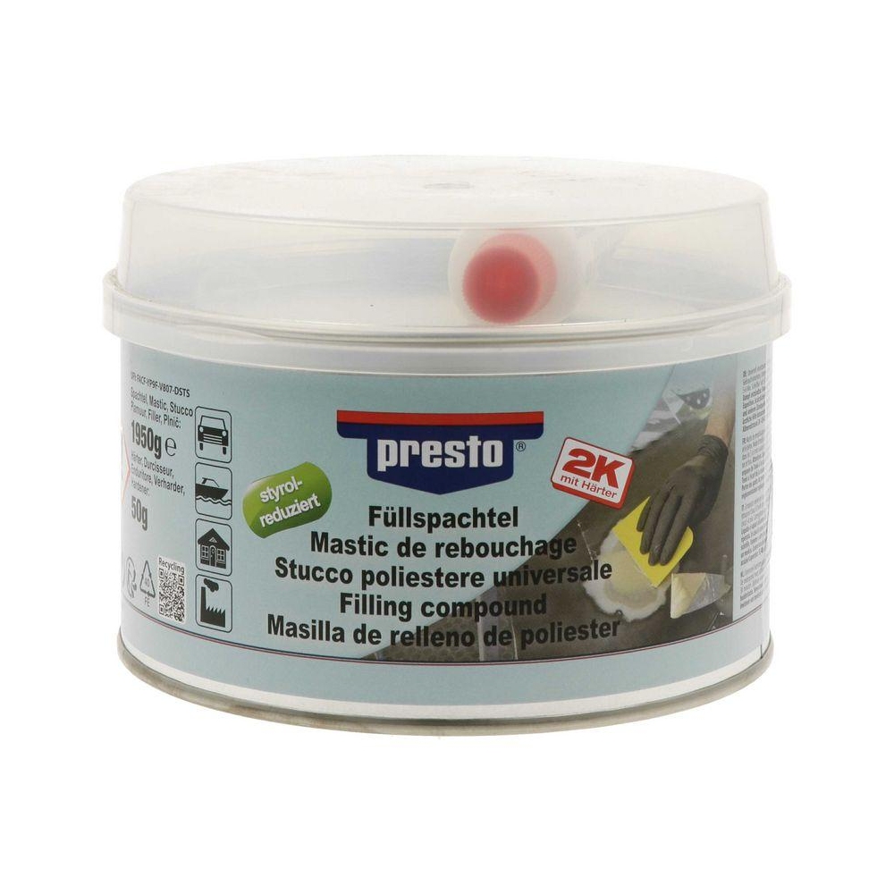 Universalspachtel PRESTO 600214 Füllspachtel styrolreduziert 2000 g für