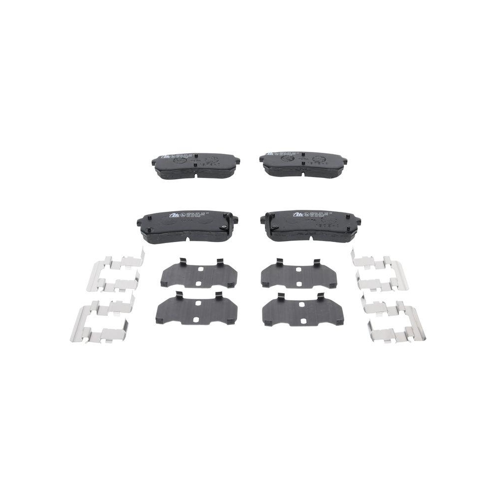 Bremsbelagsatz, Scheibenbremse ATE 13.0460-5636.2 f&uuml;r HYUNDAI KIA, Hinterachse