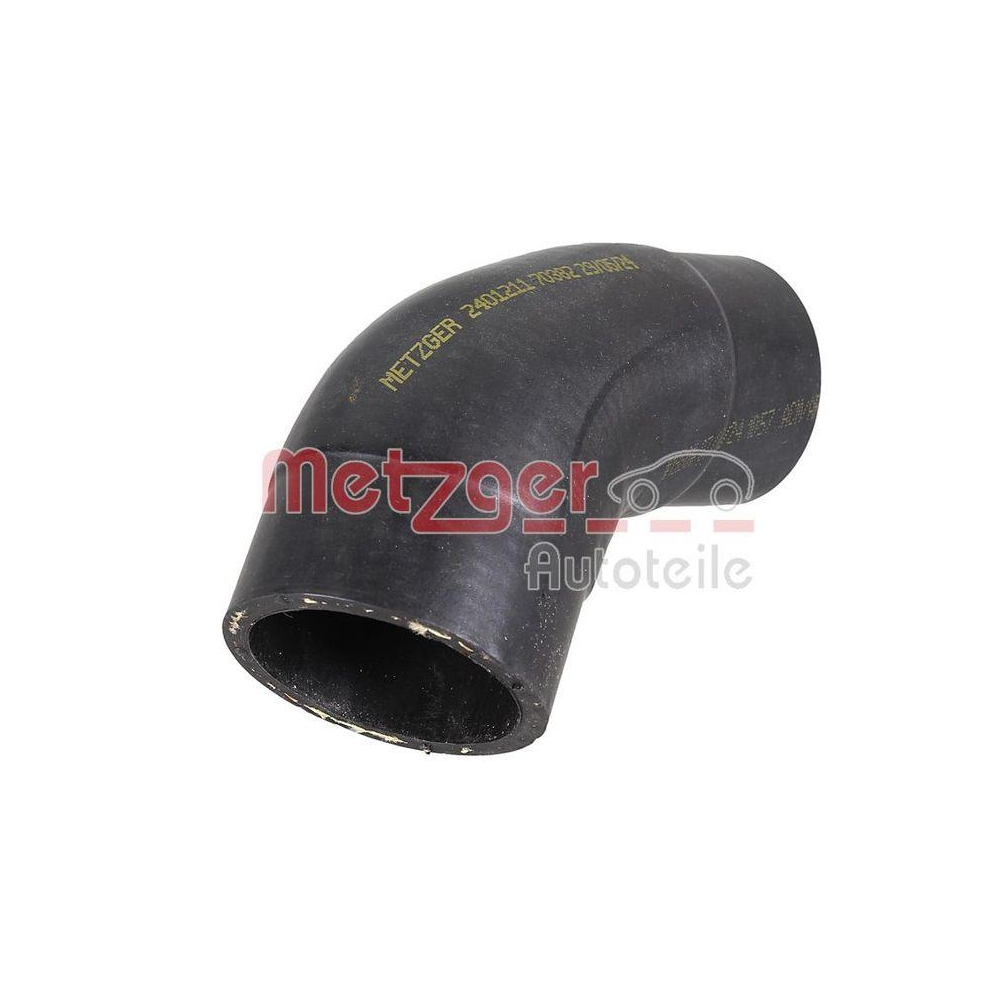 Ladeluftschlauch METZGER 2401211 f&uuml;r FORD MAZDA, Eingang, Ladeluftk&uuml;hler, hinten