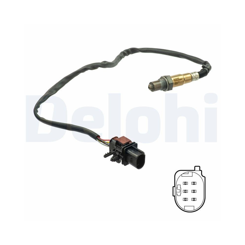 DELPHI ES21171-12B1 Lambdasonde f&uuml;r FORD FORD ASIA & OCEANIA, vor Katalysator