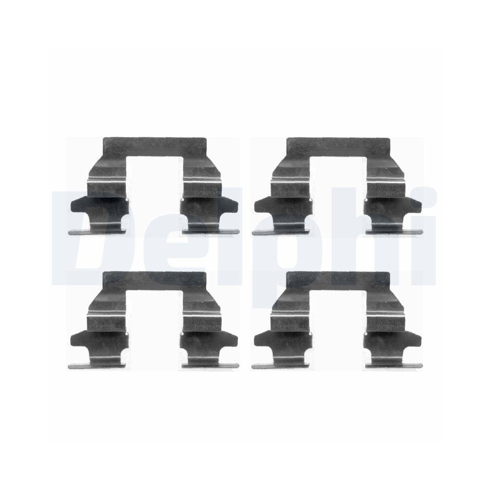 DELPHI LX0446 Zubeh&ouml;rsatz, Scheibenbremsbelag f&uuml;r NISSAN, Hinterachse