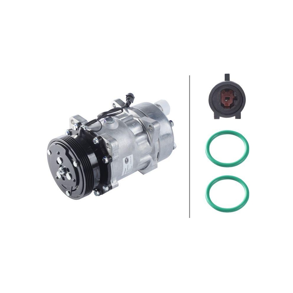 HELLA Kompressor, Klimaanlage 8FK 366 200-991 >>> Easy2Fit <<< f&uuml;r CITRO&Euml;N FIAT