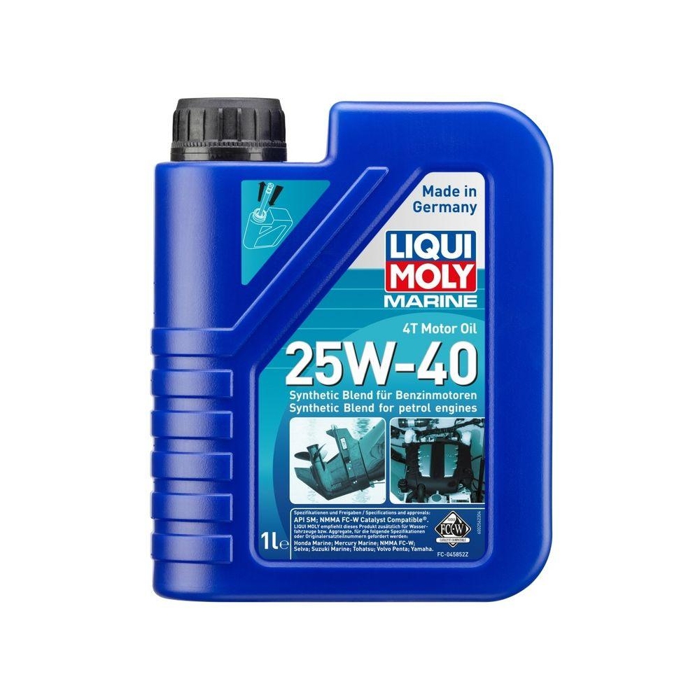 Motoröl LIQUI MOLY 25026 Marine 4T Motor Oil 25W-40 für