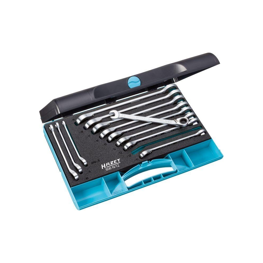 Ratschen-Ringgabelschlüssel HAZET 606N/12 für