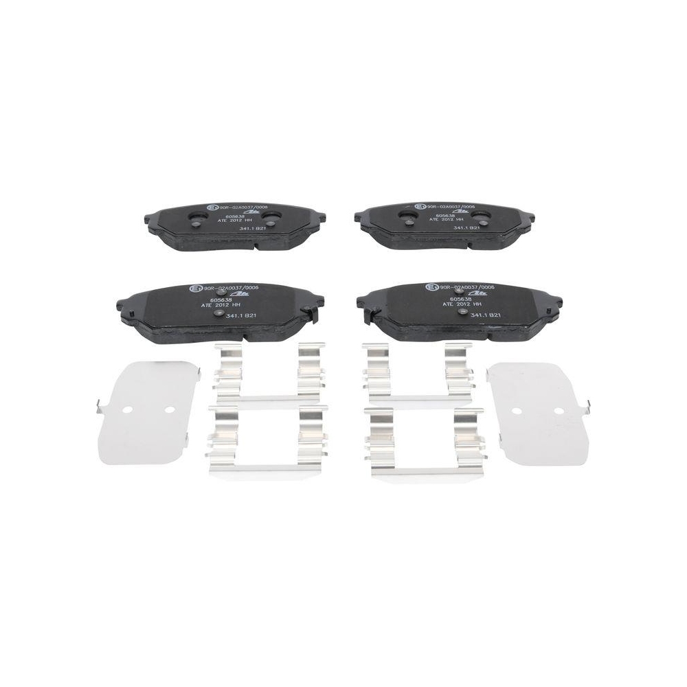 Bremsbelagsatz, Scheibenbremse ATE 13.0460-5638.2 f&uuml;r HYUNDAI, Vorderachse