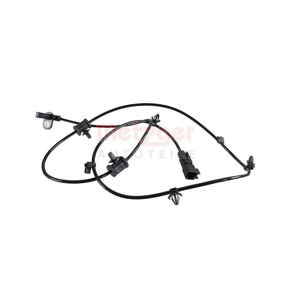 Sensor, Raddrehzahl METZGER 09001583 f&uuml;r OPEL GENERAL MOTORS, Hinterachse links